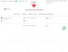 Tablet Screenshot of espiritobird.com
